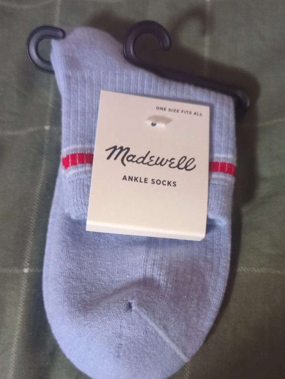 Madewell Light Blue Ankle Socks